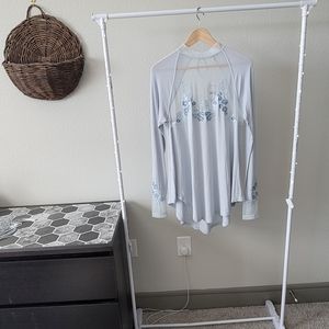 🌿Free People Blue Top NWT